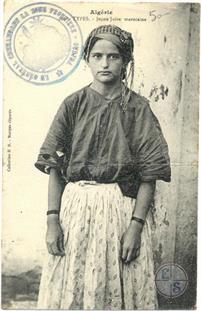 Алжир, еврейская девушка из Марокко