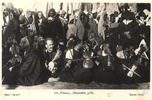 Касабланка, Марокко. Евреи-музыканты. Изд-во Flandrin