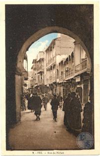 Фес, Марокко, 1930. Улица меллаха