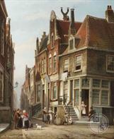 "Еврейский квартал Амстердама". К.Доммерсен, 1878