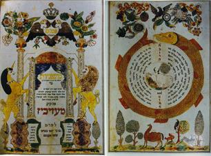 Обложка пинкаса изучающих Мишну в синагоге Ребе из Апты, Меджибож