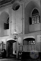 Интерьер синагоги, фото экспедиции Ан-ского
