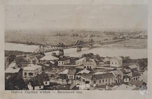 The same panorama with the rebuilt kenassa, 1920s.