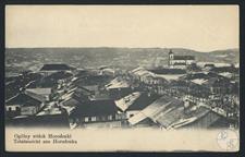 General view of the center of Horodenka, the beginning of the 20th century