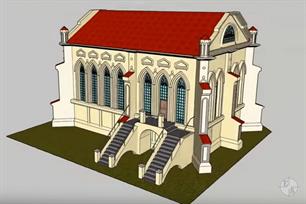 3д модель Большой синагоги