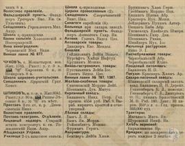 Шпиков в справочнике "Весь Юго-Западный край", 1913
