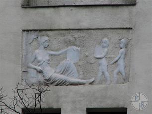 Барельефы на фасаде Азовско-Донского банка