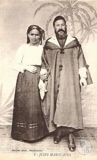Касабланка, Марокко, 1912.. Марокканские евреи. Изд-во Mailtet phot., Касабланка