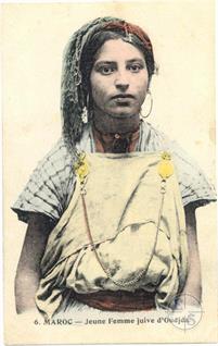 Уджда, Марокко, 1915. Молодая еврейка из Уджды