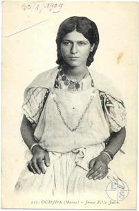 Уджда, Марокко, 1909. Еврейская девушка