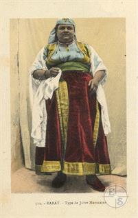 Рабат, Марокко, 1912. Тип марокканской еврейки