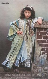 Тетуан, Марокко, 1920. Еврейская девочка