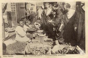 Касабланка, Марокко, 1929. Еврейские торговцы. Фот. Flandrin