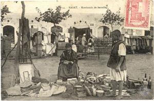 Рабат, Морокко, 1923. Торгорвец металлоизделиями