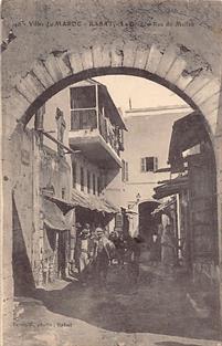 Рабат, Марокко. Главная улица меллаха. Изд-во Schmitt photo, Rabat