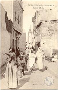 Касабланка, Марокко, 1914. Улица меллаха. Изд-во Maillet phot., Casablanca