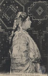 Живописное Марокко. Тип еврейской женщины. Изд-во P.Grebert, Касабланка