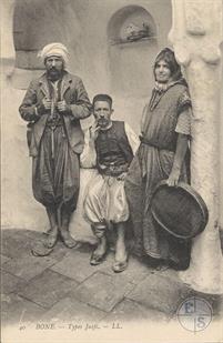 Боне (совр. Аннаба), Алжир. Типы евреев. Изд-во Leon & Levy