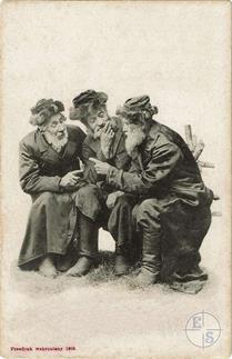 Станиславов. Три еврея, 1905