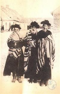 Хоростков (Тернопольская обл.). Три еврея, 1917