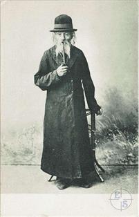 Типы галицийских евреев. Еврей с трубкой, 1911