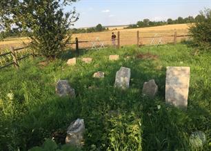 Jewish cemetery in Balamutivka, 2019