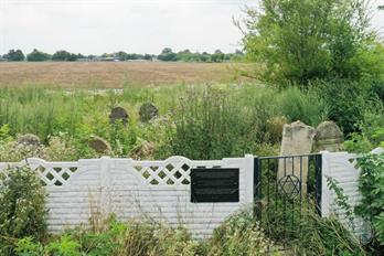 Jewish cemetery in Luzhany, 2019