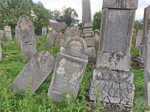 Jewish cemetery in Seliatyn, 2019