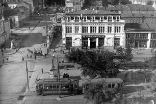 Бывший дом Зильбермана на углу проспекта и Артема, 1930-е гг. 