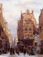 "Еврейский квартал Амстердама". К.Спрингер, 1871