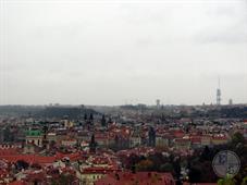 Панорама Праги от монастыря