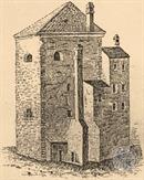 Башня «Judenturm», называвшаяся так по камню с еврейской надписью