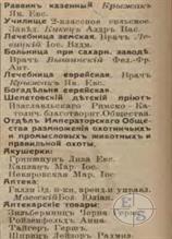 Шепетовка в справочнике "Весь Юго-Западный край", 1913