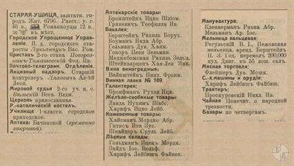 Старая Ушица в справочнике "Весь Юго-Западный край", 1913