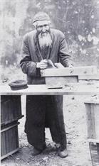 Плотник, фото экспедиции Ан-ского, 1912