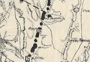 Еврейская колония Волярка на карте Одесской губернии 1920 года
