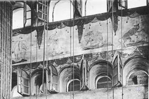 Интерьер синагоги в Перемышлянах, фрагмент