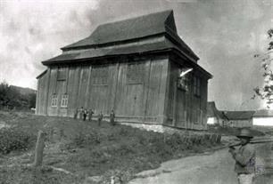 Деревянная синагога Войнилова, 1900