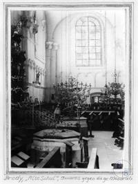 Интерьер Старой синагоги, начало 20 века