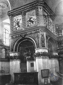 Бима луцкой синагоги, 1916