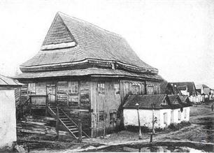 Синагога в Лянцкоруни, 1915. Фото Википедии