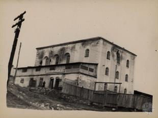 Синагога, сожженая во время погрома 1941 года