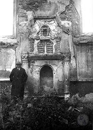 Aron kodesh of the destroyed synagogue, photo from the Polish edition of 1926