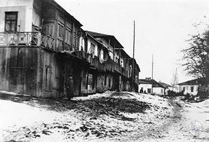 Jewish street, 1917