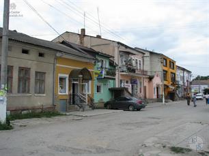 Jewish houses at the Market Square in Kopychyntsi, 2012