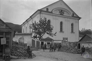 Кременец, Большая синагога. Фото экспедиции Ан-ского, 1912