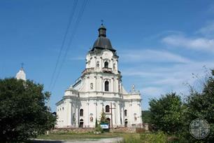 Baroque style church is the most beautiful building in the village