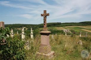 Near the church - the ancient Polish cemetery