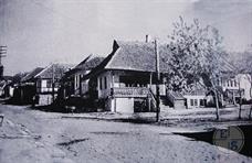 Дом и улица на фото П.Жолтовского, 1930 г.
