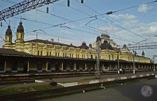 Вокзал с оригинальным навесом до реконструкции, 2007
